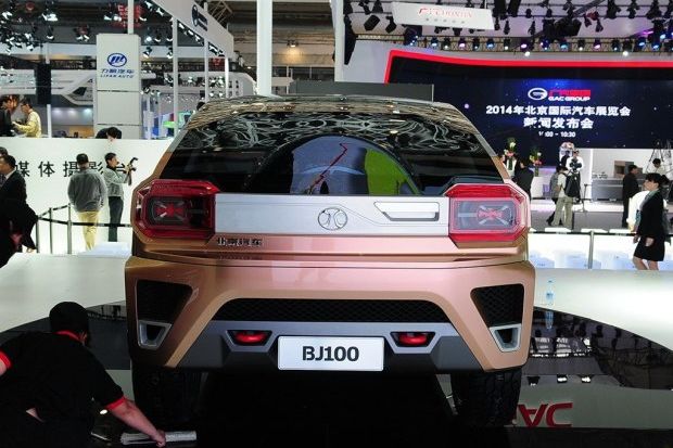 2014北京车展:北汽BJ100概念车发布 苏州车网